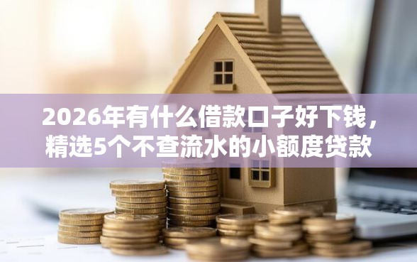 2026年有什么借款口子好下钱，精选5个不查流水的小额度贷款口子