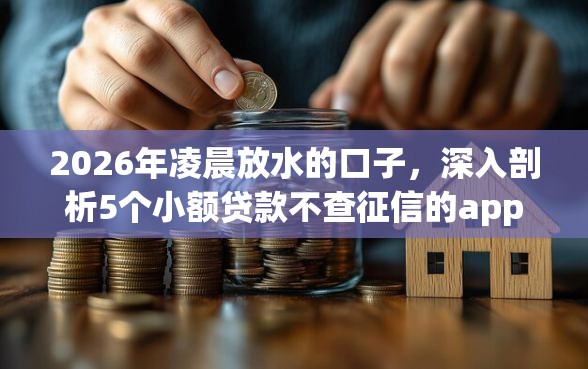 2026年凌晨放水的口子，深入剖析5个小额贷款不查征信的app