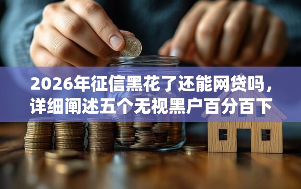 2026年征信黑花了还能网贷吗，详细阐述五个无视黑户百分百下款app