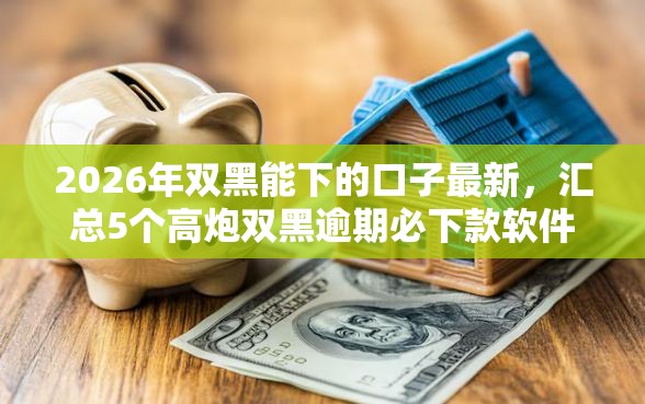 2026年双黑能下的口子最新，汇总5个高炮双黑逾期必下款软件
