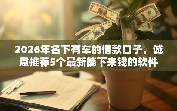 2026年名下有车的借款口子，诚意推荐5个最新能下来钱的软件