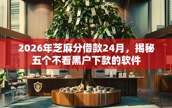 2026年芝麻分借款24月，揭秘五个不看黑户下款的软件
