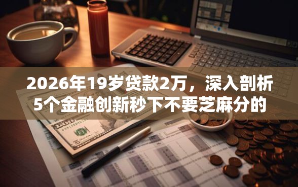 2026年19岁贷款2万，深入剖析5个金融创新秒下不要芝麻分的软件