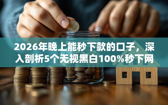 2026年晚上能秒下款的口子，深入剖析5个无视黑白100%秒下网贷小额夜间口子