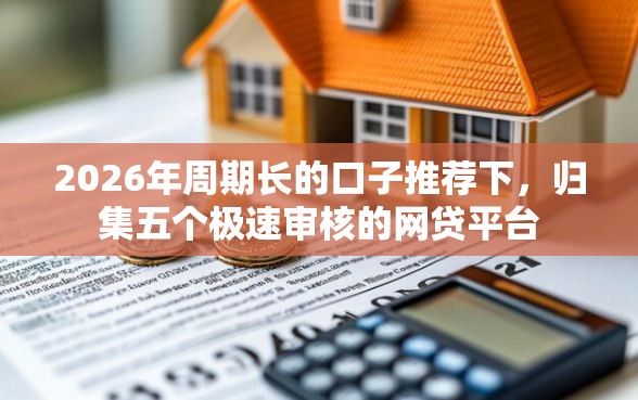 2026年周期长的口子推荐下，归集五个极速审核的网贷平台