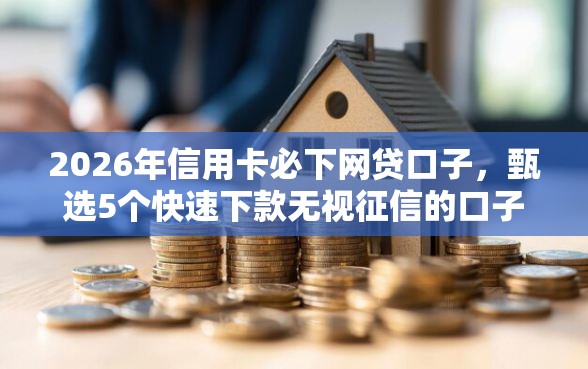 2026年信用卡必下网贷口子，甄选5个快速下款无视征信的口子