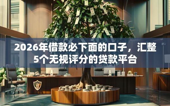 2026年借款必下面的口子，汇整5个无视评分的贷款平台