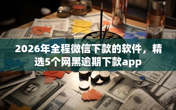 2026年全程微信下款的软件，精选5个网黑逾期下款app