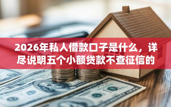 2026年私人借款口子是什么，详尽说明五个小额贷款不查征信的app