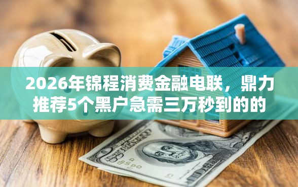 2026年锦程消费金融电联，鼎力推荐5个黑户急需三万秒到的的平台