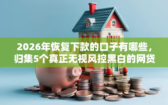 2026年恢复下款的口子有哪些，归集5个真正无视风控黑白的网贷