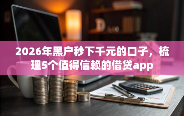2026年黑户秒下千元的口子，梳理5个值得信赖的借贷app