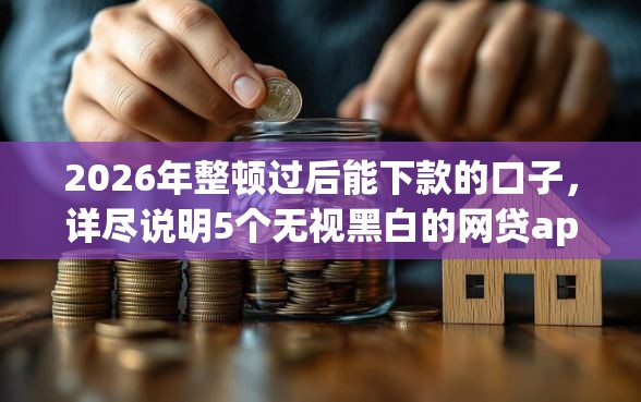 2026年整顿过后能下款的口子，详尽说明5个无视黑白的网贷app