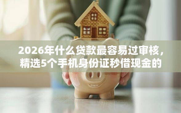 2026年什么贷款最容易过审核,精选5个手机身份证秒借现金的平台 2026年什么贷款最容易过审核,精选5个手机身份证秒借现金的平台
