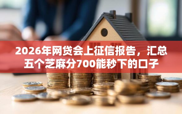 2026年网贷会上征信报告，汇总五个芝麻分700能秒下的口子