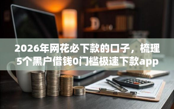 2026年网花必下款的口子，梳理5个黑户借钱0门槛极速下款app