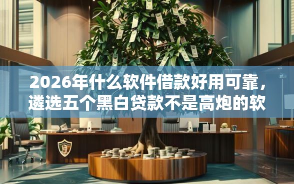 2026年什么软件借款好用可靠，遴选五个黑白贷款不是高炮的软件