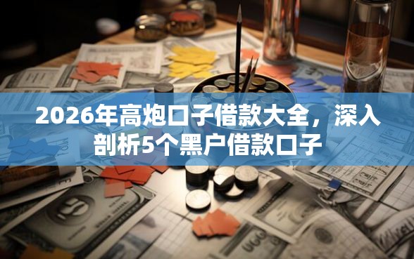 2026年高炮口子借款大全，深入剖析5个黑户借款口子