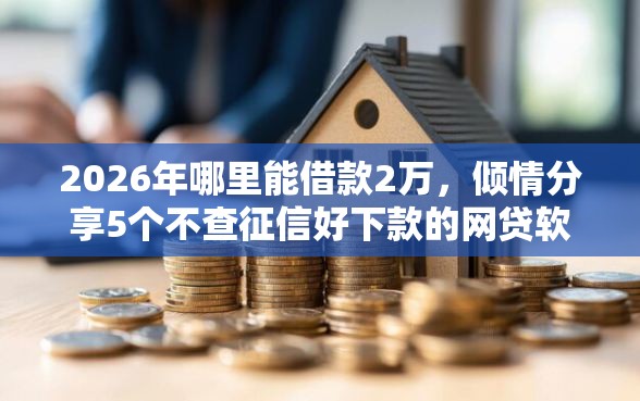 2026年哪里能借款2万，倾情分享5个不查征信好下款的网贷软件