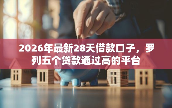 2026年最新28天借款口子，罗列五个贷款通过高的平台