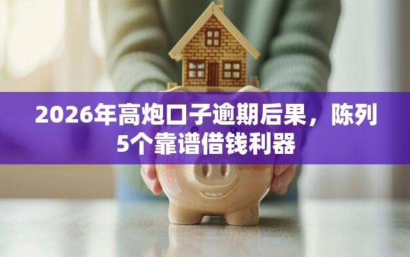 2026年高炮口子逾期后果，陈列5个靠谱借钱利器