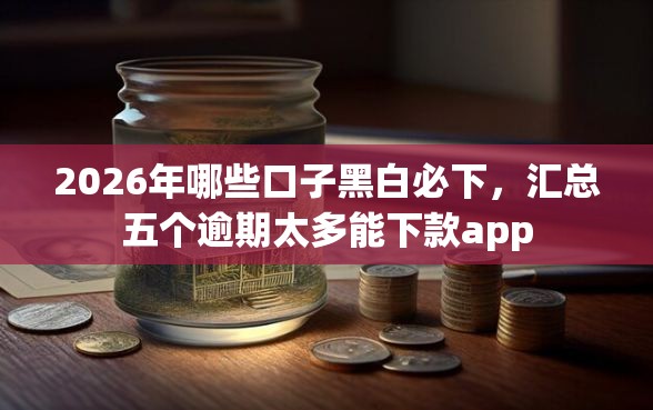 2026年哪些口子黑白必下，汇总五个逾期太多能下款app
