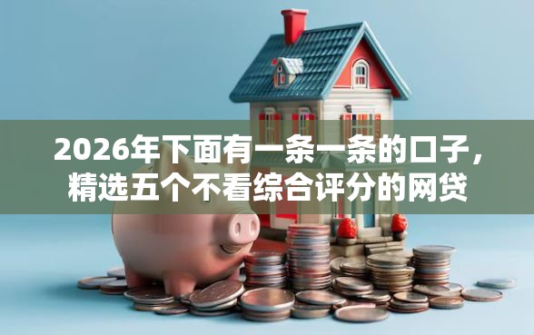 2026年下面有一条一条的口子，精选五个不看综合评分的网贷