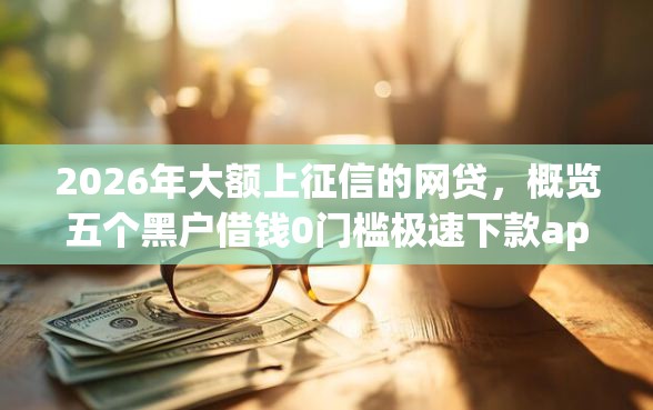 2026年大额上征信的网贷，概览五个黑户借钱0门槛极速下款app