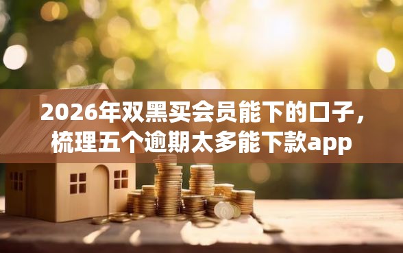 2026年双黑买会员能下的口子,梳理五个逾期太多能下款app 2026年双黑买会员能下的口子,梳理五个逾期太多能下款app