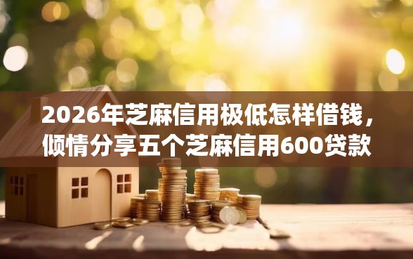 2026年芝麻信用极低怎样借钱，倾情分享五个芝麻信用600贷款app