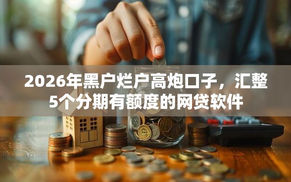 2026年黑户烂户高炮口子，汇整5个分期有额度的网贷软件