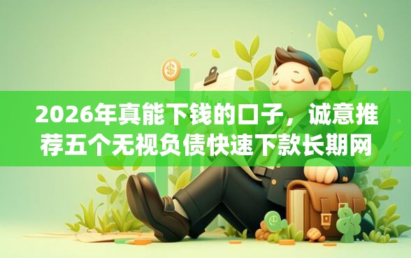 2026年真能下钱的口子，诚意推荐五个无视负债快速下款长期网贷的app