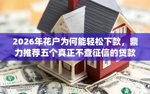 2026年花户为何能轻松下款，鼎力推荐五个真正不查征信的贷款app