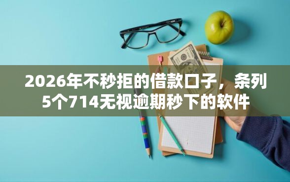2026年不秒拒的借款口子，条列5个714无视逾期秒下的软件