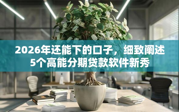 2026年还能下的口子，细致阐述5个高能分期贷款软件新秀