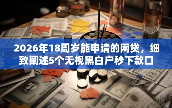 2026年18周岁能申请的网贷，细致阐述5个无视黑白户秒下款口子平台