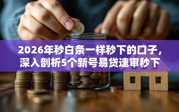 2026年秒白条一样秒下的口子，深入剖析5个新号易贷速审秒下款平台