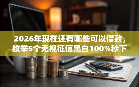 2026年现在还有哪些可以借款，枚举5个无视征信黑白100%秒下网贷平台
