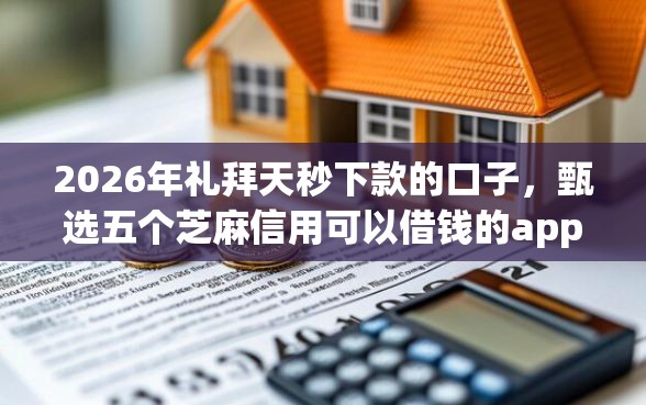 2026年礼拜天秒下款的口子，甄选五个芝麻信用可以借钱的app