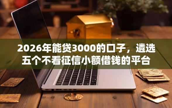2026年能贷3000的口子，遴选五个不看征信小额借钱的平台