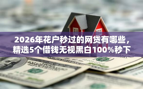 2026年花户秒过的网贷有哪些，精选5个借钱无视黑白100%秒下软件