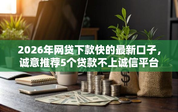 2026年网贷下款快的最新口子，诚意推荐5个贷款不上诚信平台的口子