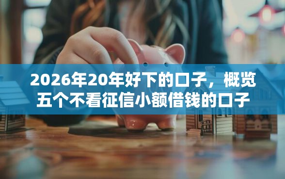 2026年20年好下的口子，概览五个不看征信小额借钱的口子