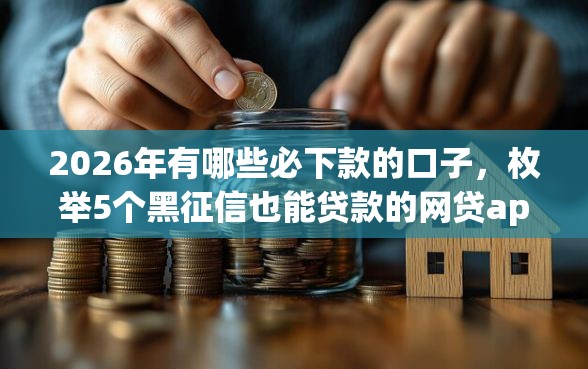 2026年有哪些必下款的口子，枚举5个黑征信也能贷款的网贷app