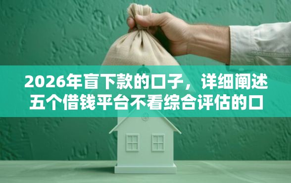 2026年盲下款的口子,详细阐述五个借钱平台不看综合评估的口子 2026年盲下款的口子,详细阐述五个借钱平台不看综合评估的口子