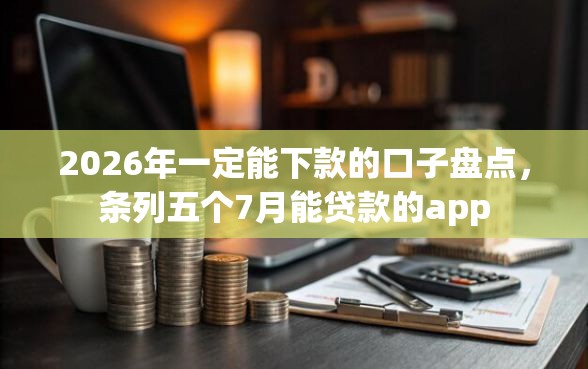 2026年一定能下款的口子盘点，条列五个7月能贷款的app