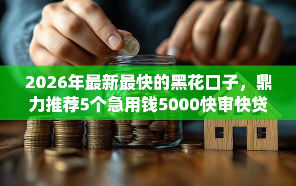 2026年最新最快的黑花口子,鼎力推荐5个急用钱5000快审快贷无需征信app 2026年最新最快的黑花口子,鼎力推荐5个急用钱5000快审快贷无需征信app