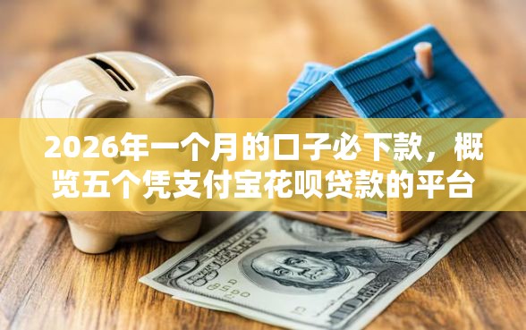 2026年一个月的口子必下款，概览五个凭支付宝花呗贷款的平台