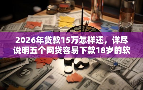 2026年贷款15万怎样还，详尽说明五个网贷容易下款18岁的软件