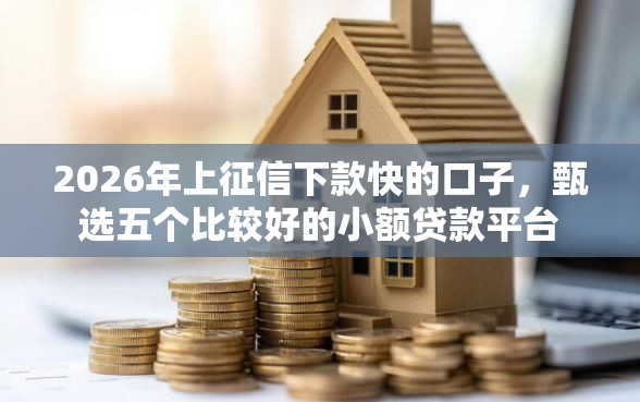 2026年上征信下款快的口子，甄选五个比较好的小额贷款平台